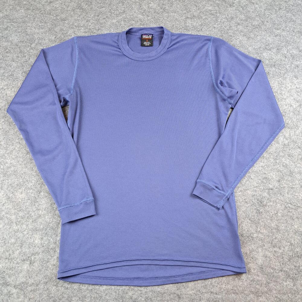 Vintage Patagonia Shirt Mens Small Capilene Long Sleeve Baselayer Made USA 90s